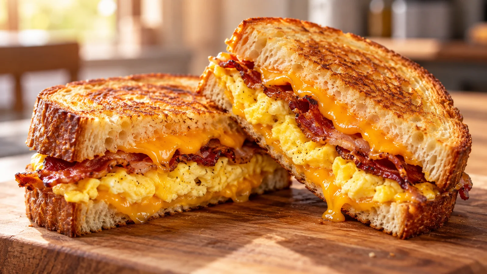 Breakfast Grilled Cheese