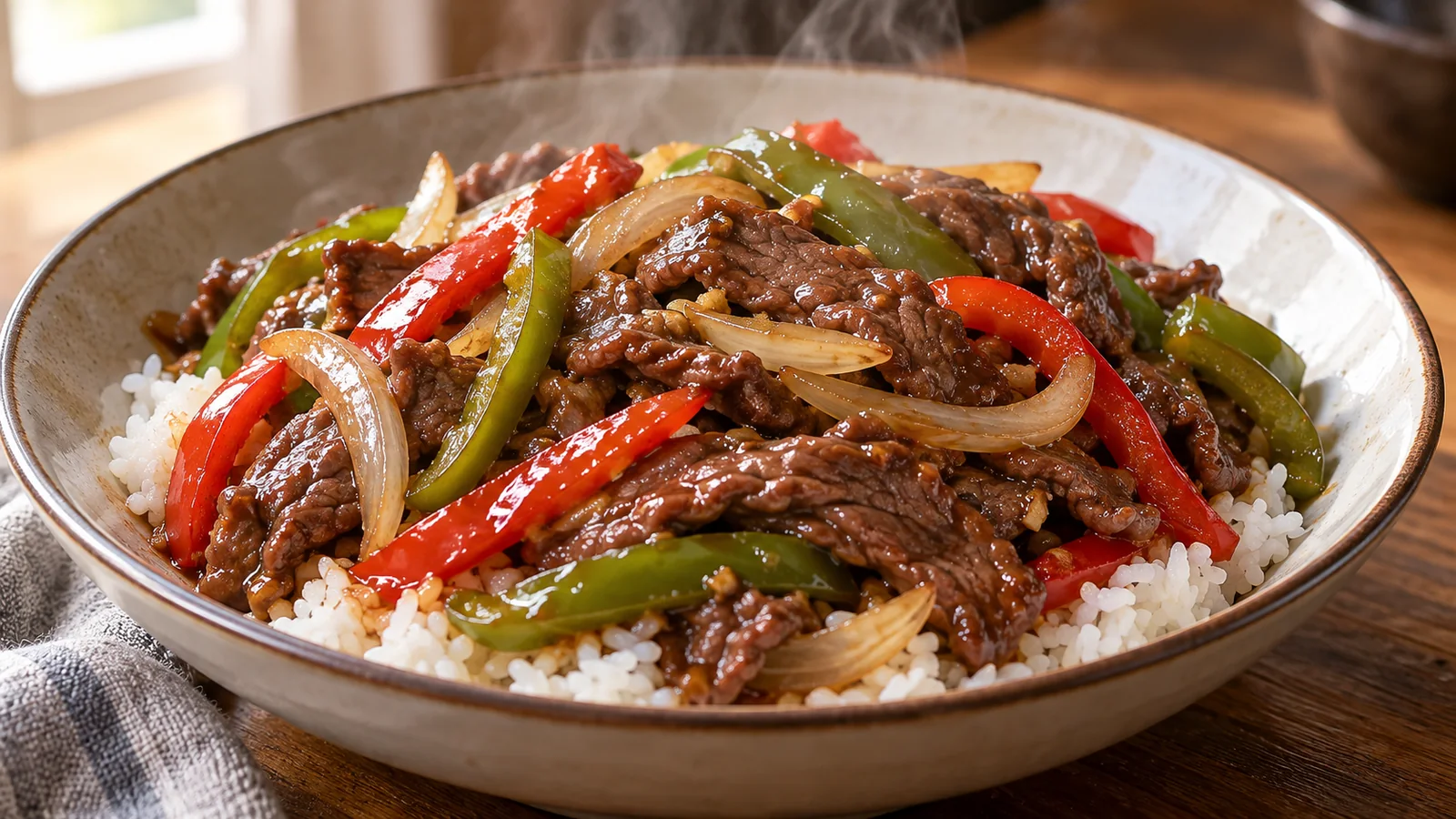 Easy Chinese Pepper Steak Recipe