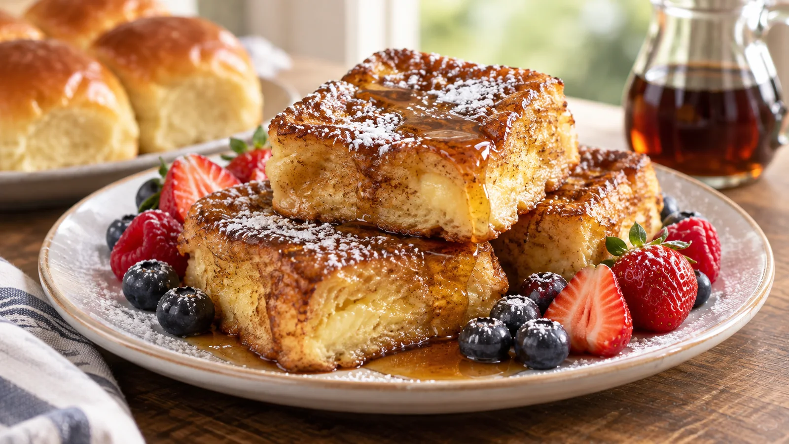 Hawaiian Roll French Toast