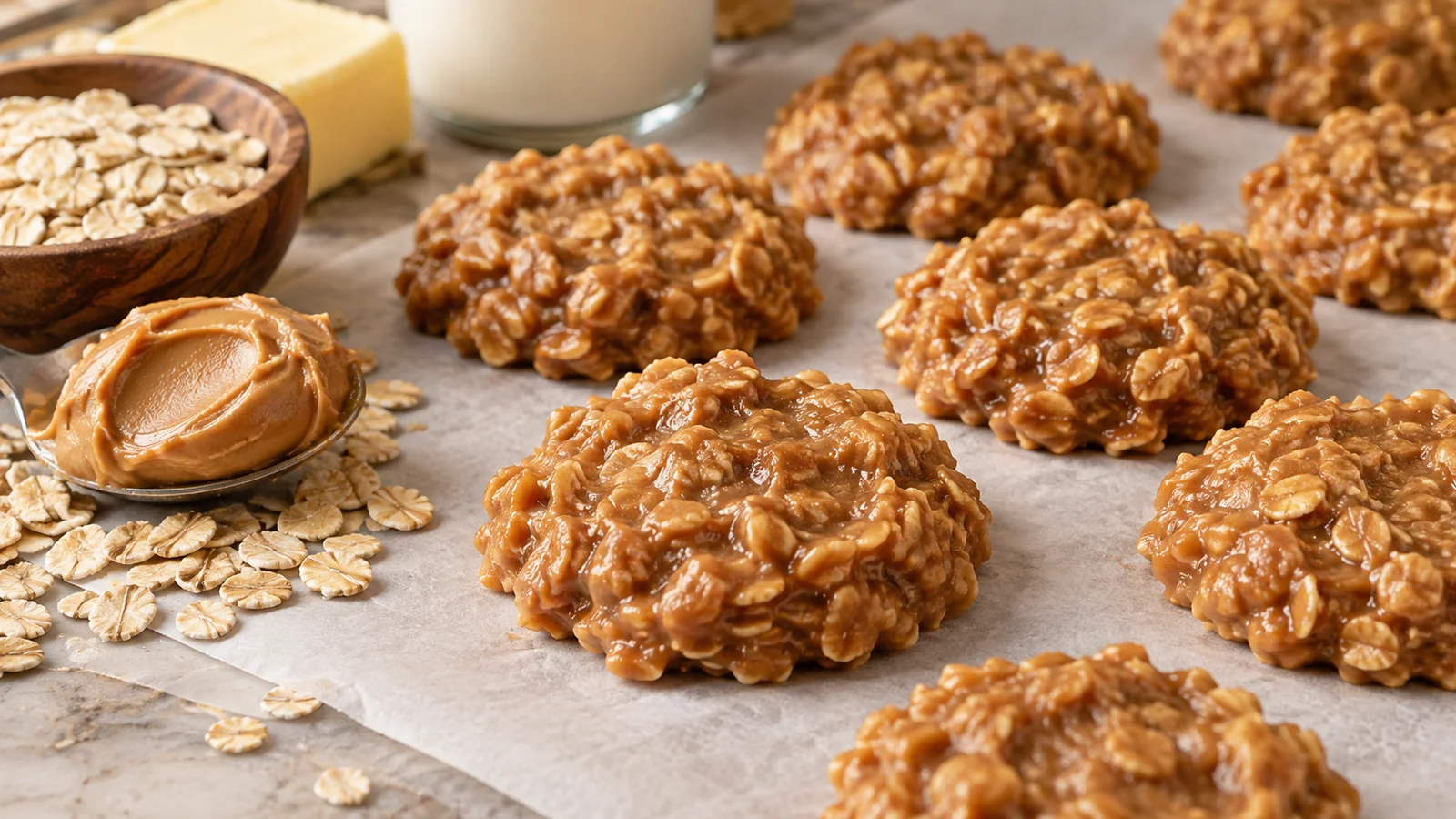Peanut Butter No-Bake Cookies