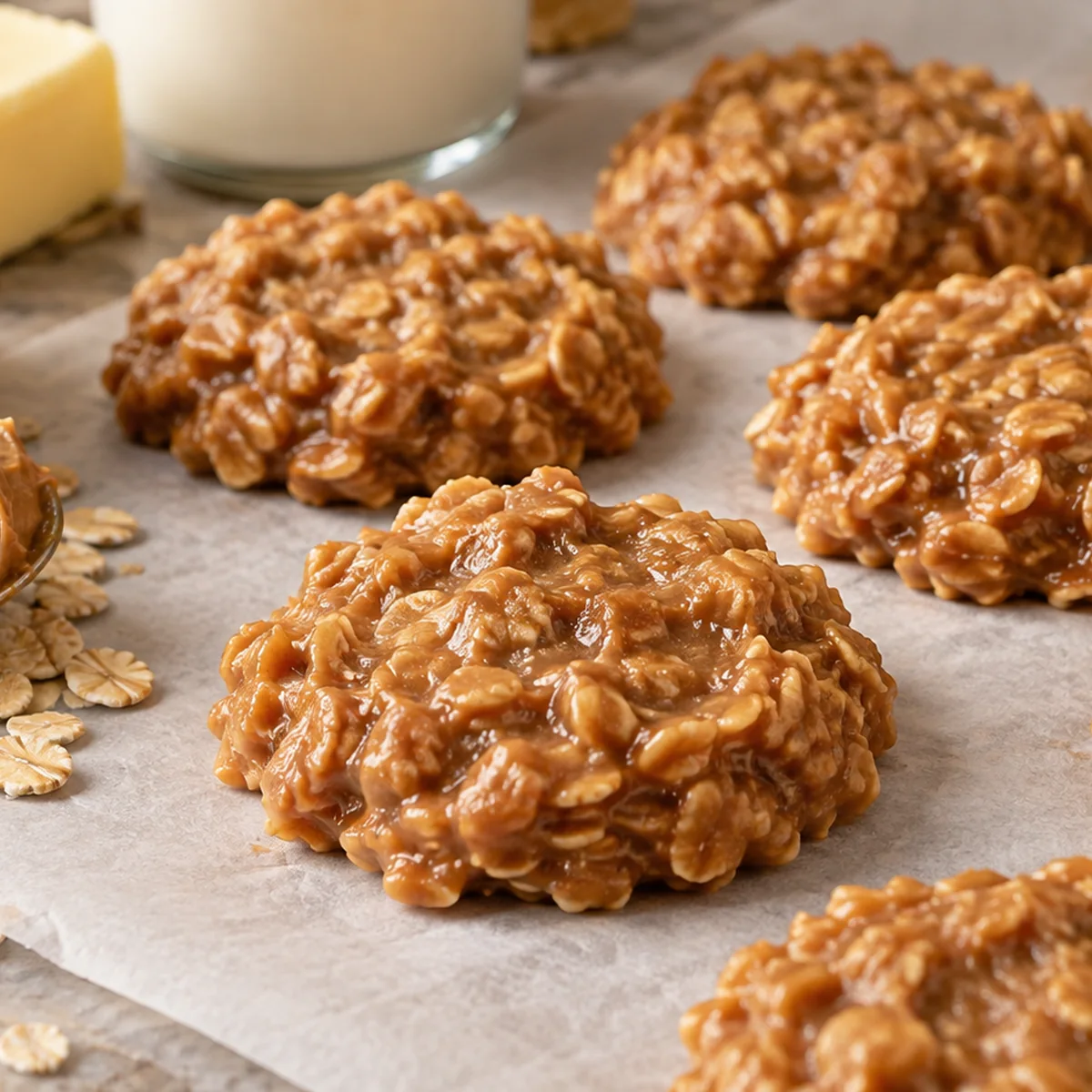 Peanut Butter No-Bake Cookies