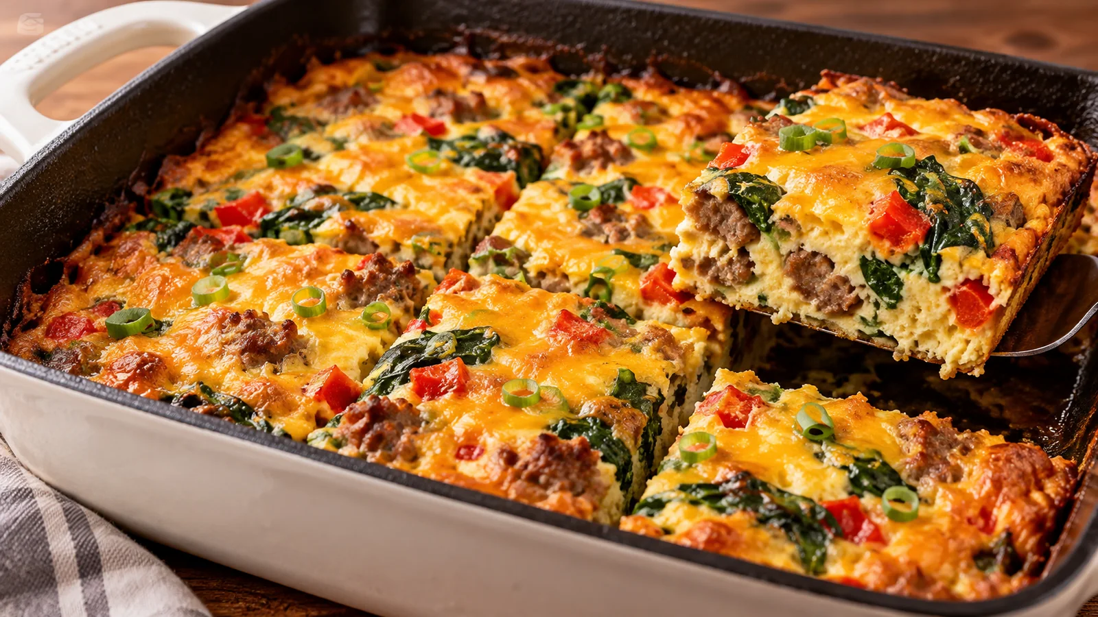Sausage Egg Keto Breakfast Casserole